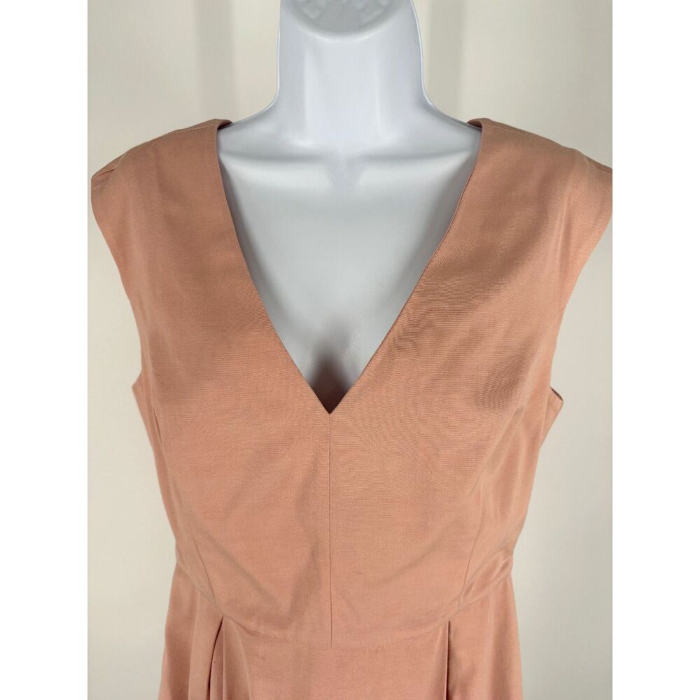 Tracy Reese X Anthropologie Pastel Sleeveless V-Neck Colorblock Summer Dress - Picture 3 of 5
